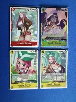 Jewelry Bonney One Piece TCG OP13-108 Super Rare+OP10 Uncommon+more - PWE - Image 1