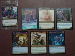 World Of Warcraft TCG Card Lot of 7 cards - Loot card and 2 Epics. - Image 1