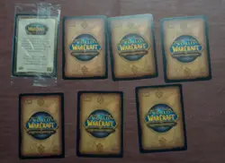 World Of Warcraft TCG Card Lot of 7 cards - Loot card and 2 Epics. - Image 2