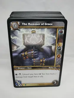 Lot Of (58) World Of Warcraft Heroes Of Azeroth Commons And Uncommons - Image 1