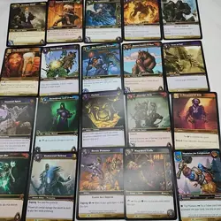 Lot Of (102) World Of Warcraft TCG Dark Portal Commons And Uncommons - Image 4