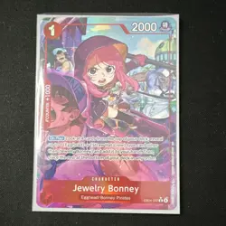 Bandai Jewelry Bonney EB04-002 Special Egghead/Bonney Pirates One Piece CCG Card - Image 1