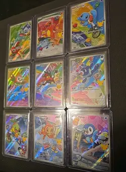 Pokemon 2026 First Partner Illustration Collection Series 1 Promo Set 9 Cards - Image 2