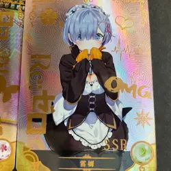 Rem and Ram SSR 2 Card Lot! - Goddess Story - 3 Yuan - Maid - Anime - Foil - Image 3