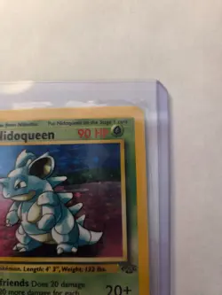 Nidoqueen Jungle Rare Holo Pokemon Card 7/64 MP-HP - Image 3