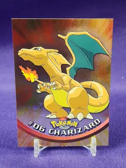 1999 Topps Pokemon Charizard #06 Foil Card - Image 1