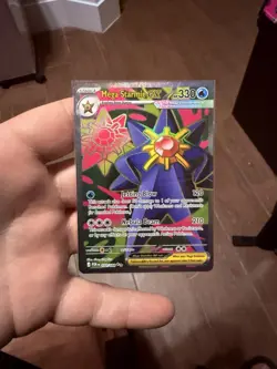MEGA Starmie EX Perfect Order Pokemon Card Full Art ENGLISH - Image 1