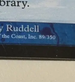 Magic Invasion 89/350 Worldly Counsel Common Foil TCG Card, Unplayed NM - Image 2