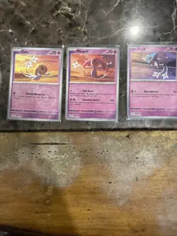 Pokemon TCG Mesprit Uxie And Azelf Holo Rare Surging Sparks Cards - Image 1