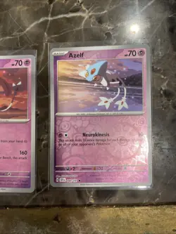 Pokemon TCG Mesprit Uxie And Azelf Holo Rare Surging Sparks Cards - Image 2
