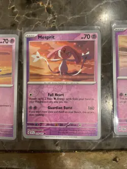 Pokemon TCG Mesprit Uxie And Azelf Holo Rare Surging Sparks Cards - Image 3