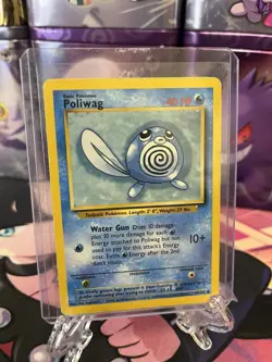 Poliwag 59/102 Shadowless Base Set Pokemon Card NM NP - Image 1