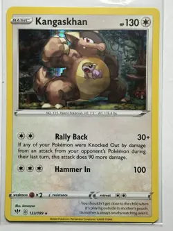 Kangaskhan Holo Rare SWSH03: Darkness Ablaze 133/189 NM Pokemon card - Image 1