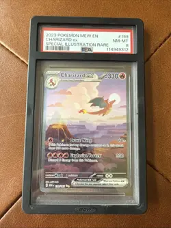 Pokemon TCG Charzard EX Sir Scarlet & Violet 151 Card 199/165 Psa8 English - Image 1