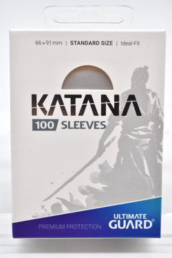 Ultimate Guard Katana - Transparent (Clear) - Standard Size Card Sleeves 100 pk - Image 1