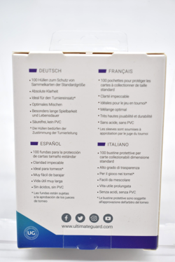 Ultimate Guard Katana - Transparent (Clear) - Standard Size Card Sleeves 100 pk - Image 2