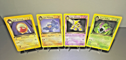 1st Edition Vintage Team Rocket Pokemon TCG (4) Card Lot - LP/Excellent - Image 1