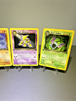 1st Edition Vintage Team Rocket Pokemon TCG (4) Card Lot - LP/Excellent - Image 4