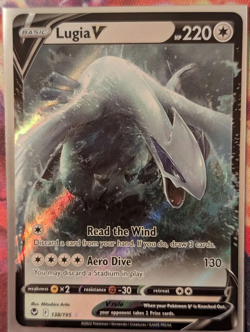 Lugia V Near Mint Silver Tempest 138/195 Holo Ultra Rare Sword Shield Pokemon - Image 4