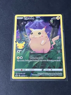Pokemon TCG Celebrations Pikachu Holo Rare Card 005/025 25th Anniversary Edition - Image 3