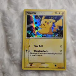 Pokemon Pikachu 60/106 EX Emerald Reverse Holo 2005 Card - Image 1