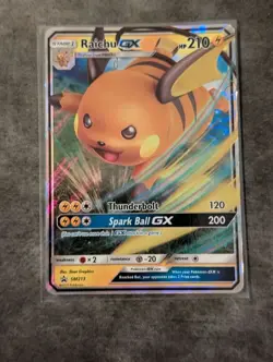 Raichu GX SM213 Near Mint Ultra Rare Sun & Moon Black Star Promo Pokemon TCG - Image 1