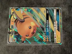 Raichu GX SM213 Near Mint Ultra Rare Sun & Moon Black Star Promo Pokemon TCG - Image 2