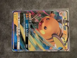 Raichu GX SM213 Near Mint Ultra Rare Sun & Moon Black Star Promo Pokemon TCG - Image 3