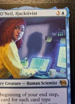 April O'Neil, Hacktivist 0029 Rare Teenage Mutant Ninja Turtles MTG - Image 3