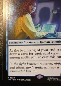 April O'Neil, Hacktivist 0029 Rare Teenage Mutant Ninja Turtles MTG - Image 4