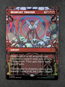 2026 MTG BROADCAST TAKEOVER #0234 TMNT Showcase - Alt Art Foil Mythic Rare - Image 1