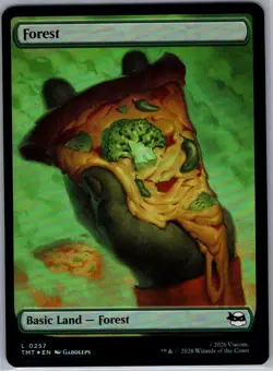 Forest () (Surge Foil) 314 Foil TMNT - Magic The Gathering MTG - NM - Image 1
