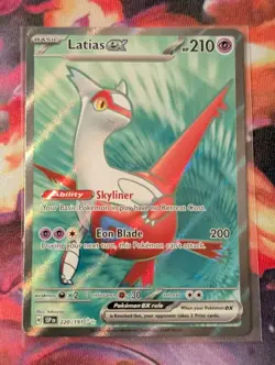 Latias ex 220/191 Near Mint Surging Sparks Ultra Rare Full Art Holo Pokemon Tcg - Image 1
