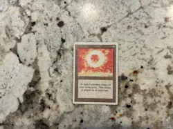 Mtg Revised Sol Ring - Magic the Gathering Sol Ring Revised 3rd Played-Hp - Image 1