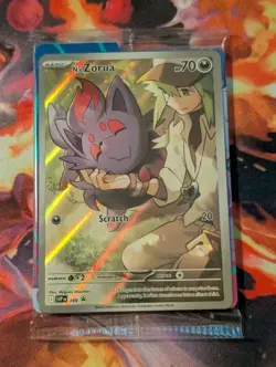 N's Zorua 189 Factory Sealed Promo Scarlet & Violet Promo Pokemon 189 Near Mint - Image 1