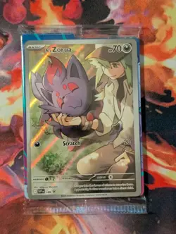 N's Zorua 189 Factory Sealed Promo Scarlet & Violet Promo Pokemon 189 Near Mint - Image 4