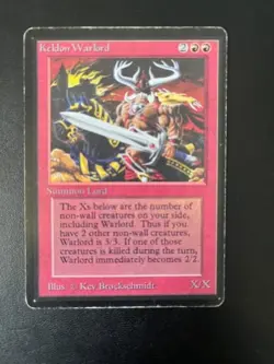 MTG- Keldon Warlord x1 - BETA HP - Image 1