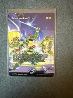 Teleportation Circle 0002 Mythic PZA Non Foil Borderless MTG TMNT - Image 1