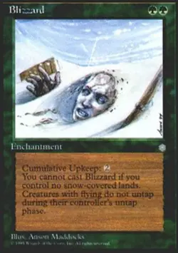 Blizzard - Ice Age # MTG Magic The Gathering - Image 1