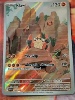 Klawf 217/198 Scarlet & Violet Base Set Illustration Rare Near Mint Pokemon Holo - Image 4