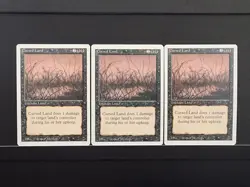 (X3) Cursed Land - 3rd Ed - 1994 - Magic The Gathering - Combine Ship - Image 1