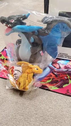 Mega Charizard X Plush Lot - Scorching Tcg Binder - Funko - Pokemon Center - Upc - Image 2