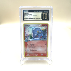 2005 Pokemon Ex Delta Species Shelgon Reverse Holo Stamped #53 CGC 10 Pristine - Image 1