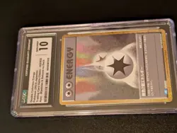 CGC 10 Double Colorless Energy 032/032 Gem Mint Blastoise Deck Pokemon JPN Tcg - Image 3