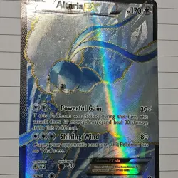 Pokemon Altaria EX 123/124 Full Art Ultra Rare Holo Card 170 HP Powerful Gain - Image 1