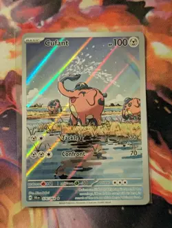 Cufant 76/64 Near Mint Illustration Rare Full Shrouded Fable Pokemon Tcg Holo - Image 1