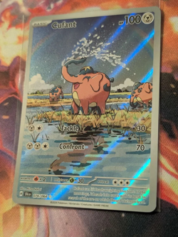 Cufant 76/64 Near Mint Illustration Rare Full Shrouded Fable Pokemon Tcg Holo - Image 2