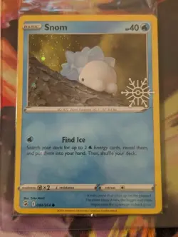 Snom 084/264 Factory Sealed Snowflake Stamped Cosmo Holo Pokemon Tcg Ship Now NM - Image 1