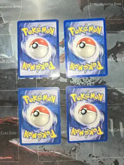 Jungle 4-Card Lot Mankey, Cubone, Rhyhorn, Rhydon Pokemon Vintage - Image 4
