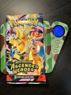 22.5g HEAVY Pokemon TCG: Mega Evolutions Ascended Hero’s Booster Pack Dragonite - Image 1